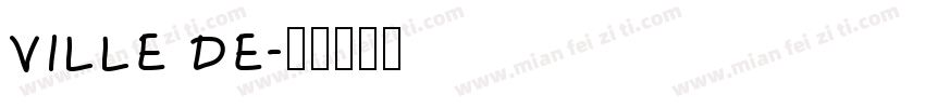 ville de字体转换